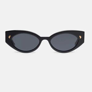 サングラス nanushka Black bio acetate Ruthie sunglasses Ruthie - Bio-Plastic Visor Sunglasses - Black – Nanushka